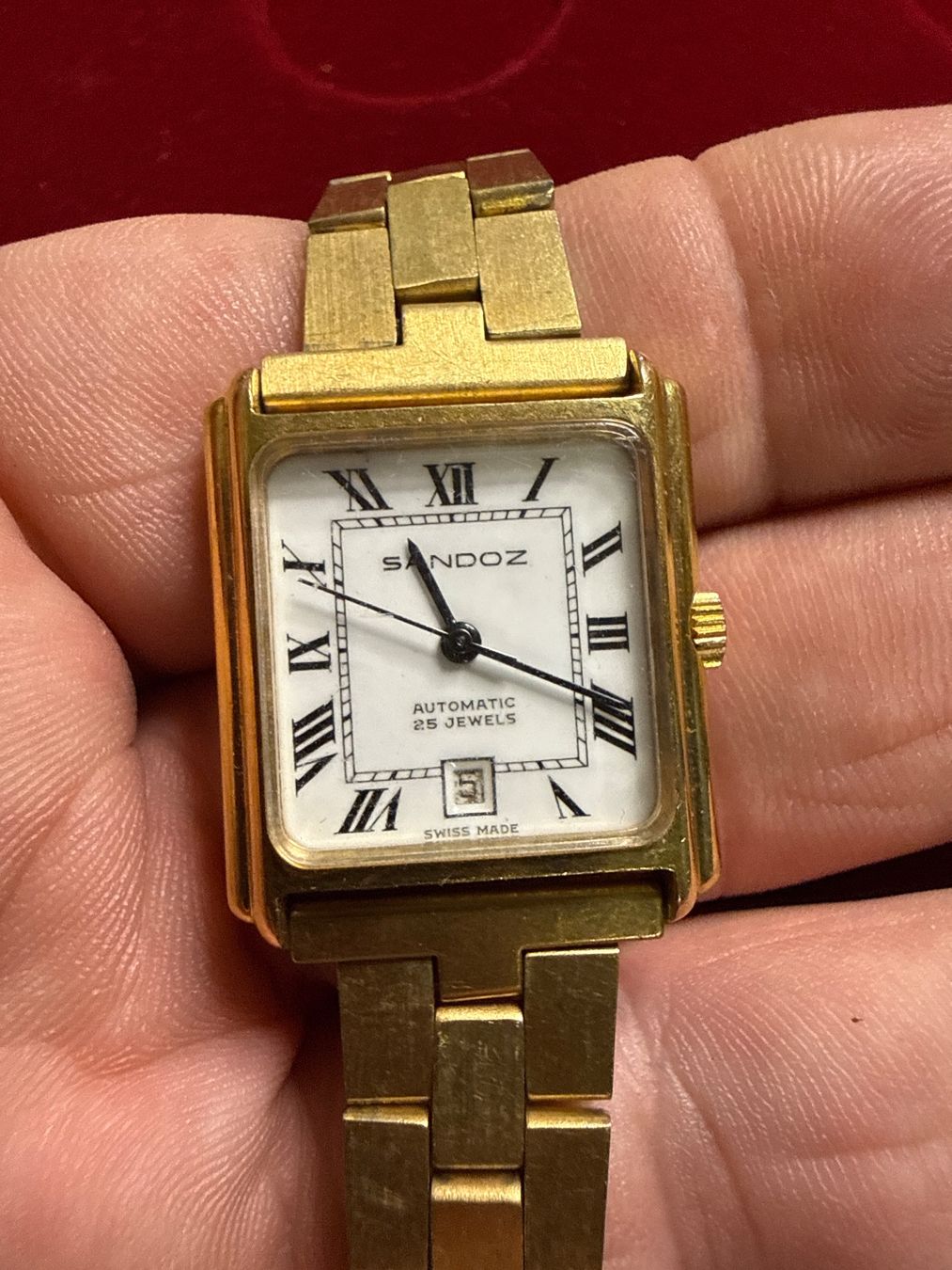 Sandoz Uhren: Sandoz Vintage Automatic 23.5 mm – Gebraucht aus Pfeffingen von Allhandelklgwatches