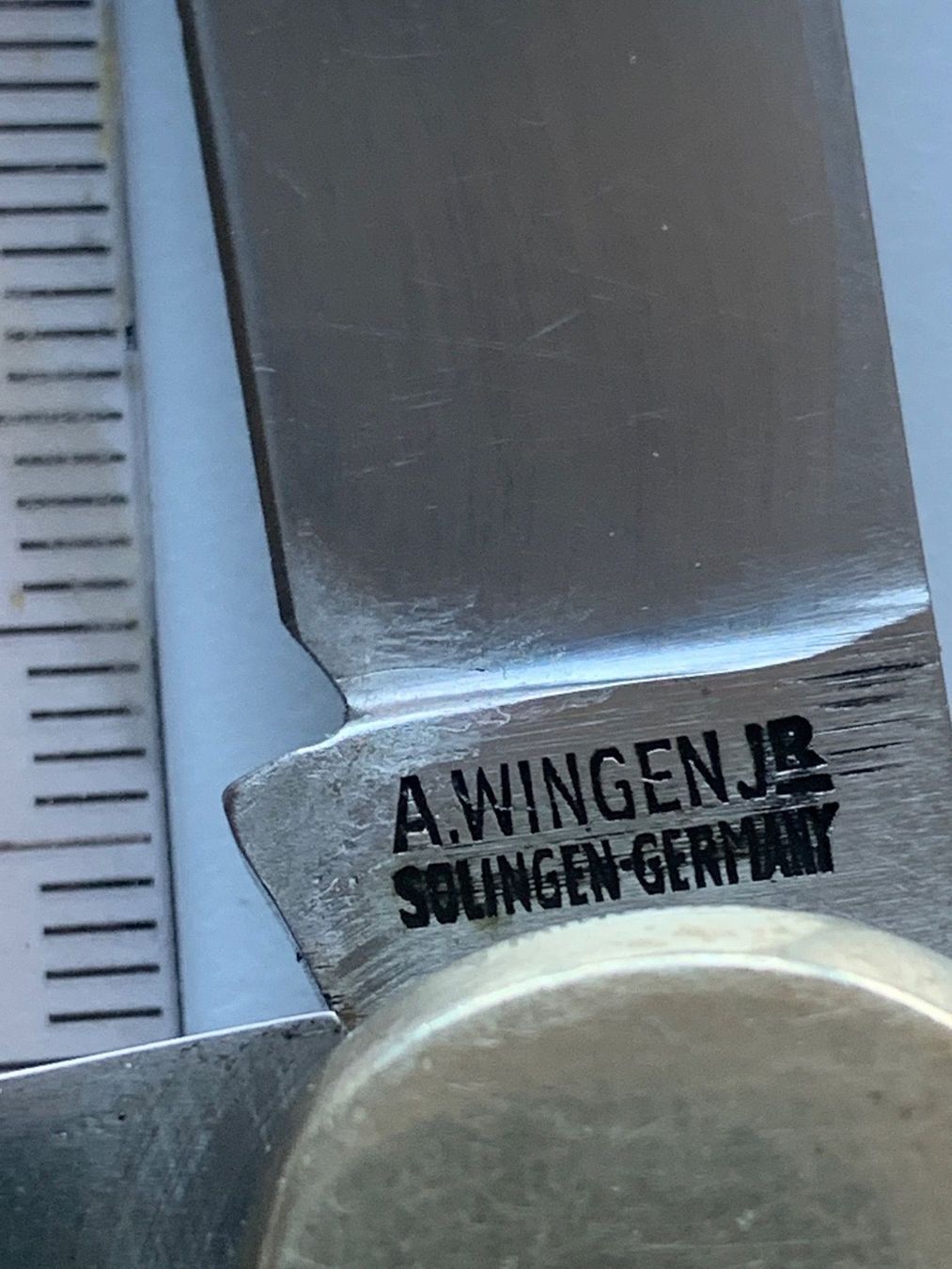 Coltelli tascabile: A.Wingen Jr Jagdmesser – Usato da Starrkirch-Wil venduto da charlywatson 1