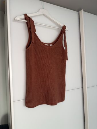 Gap Tank Top gerippt braun Baumwolle Grösse S neuwertig