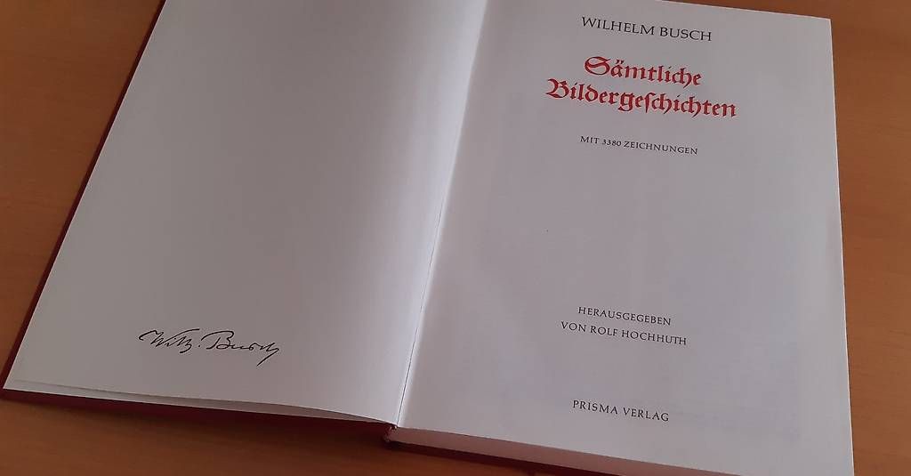Libri: Wilhelm Busch - Sämtliche Bildergeschichten – Nuovo (secondo la descrizione) da Abtwil SG venduto da abtwiler 1