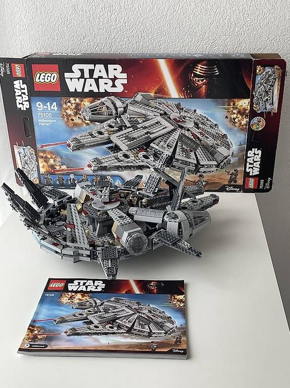 Star Wars Baukästen: Lego Star Wars Millenium Falcon 75105 – Gebraucht aus Siselen BE von lis_gl27