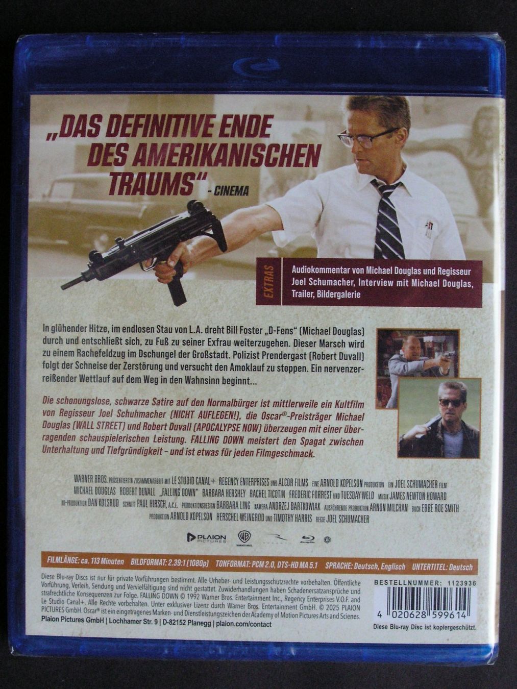 Tutti i DVDs: Michael Douglas FALLING DOWN ein ganz normaler Tag(1993) – Nuovo e nell'imballaggio originale da Zuzwil SG venduto da vette13 2