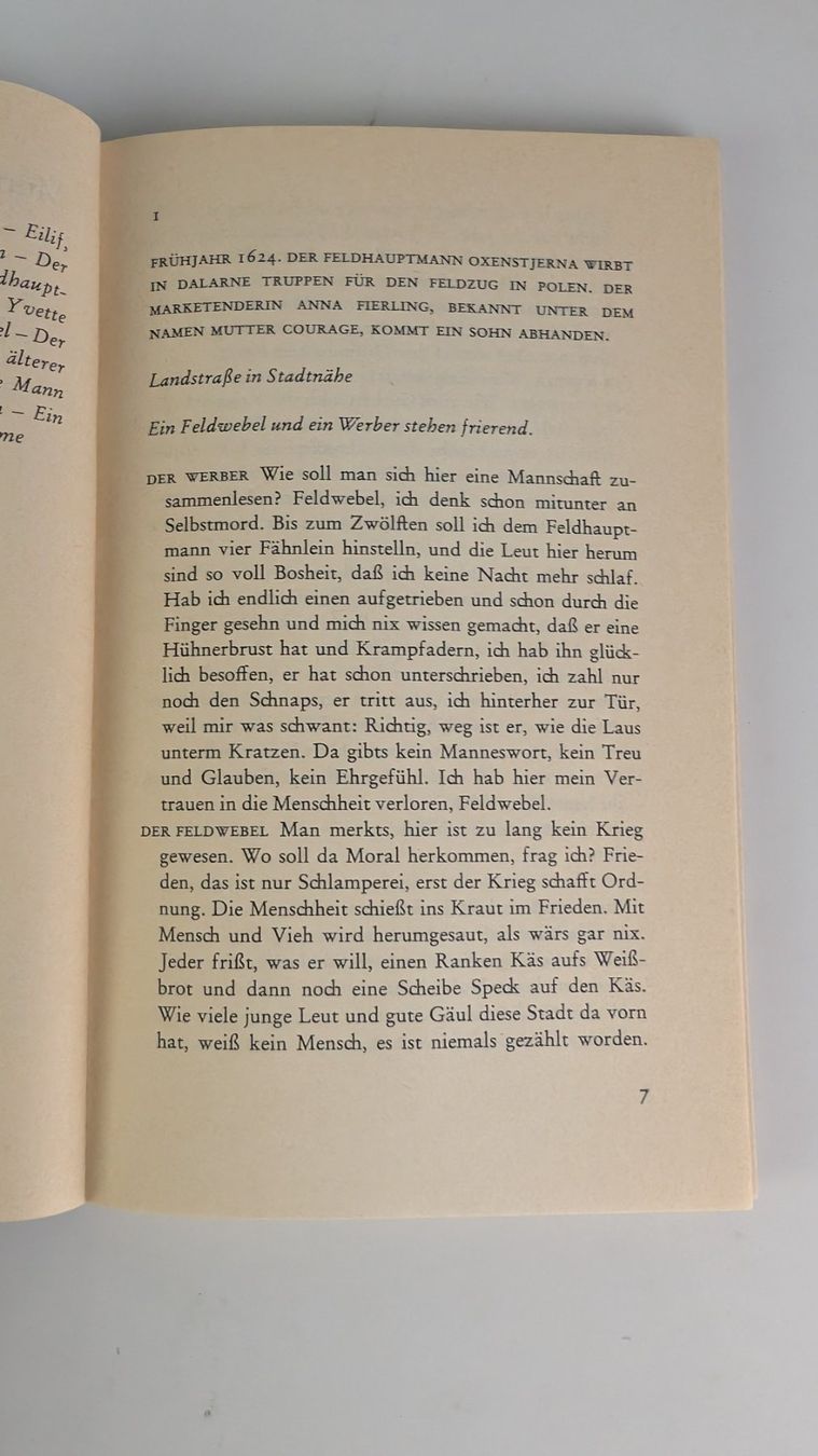 Livres: Bertolt Brecht: Mutter Courage, edition suhrkamp, SV – D'occasion à Zürich par axolottchen 5