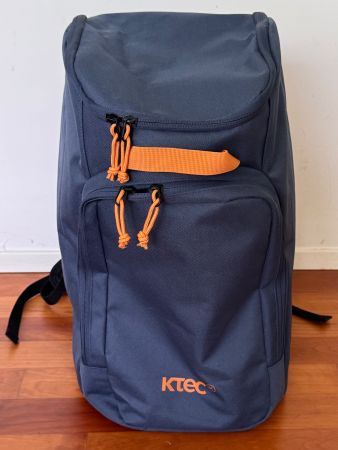 Rucksack Ktec blau orange grosser Stauraum neuwertig