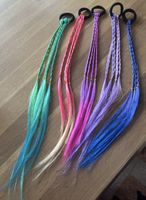 5x Colorful Braided Hair Elastics New