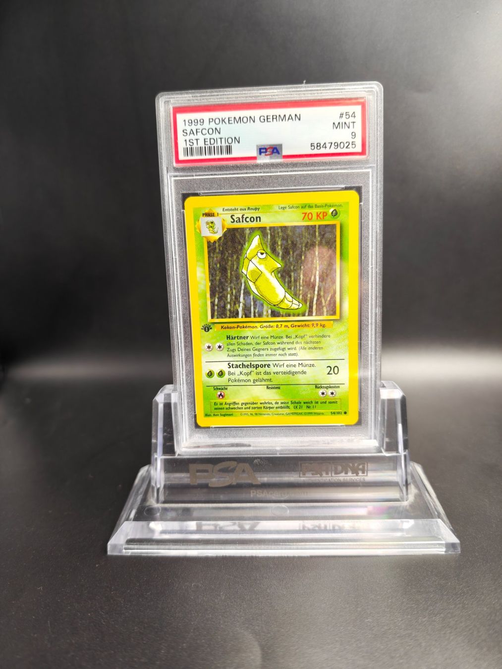 Pokémon Carte collezionabili: PSA 9 Safcon 54/102 Basis Set 1.Edition Deutsch – Nuovo (secondo la descrizione) da Schwyz venduto da Tarek04