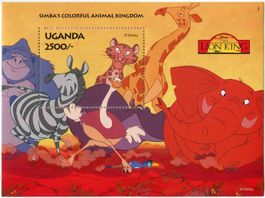 Block "Walt Disney. Der König der Löwen". Uganda