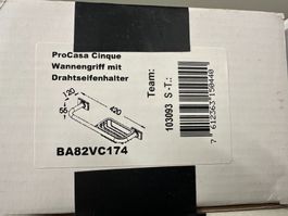 Wannengriff mit Drahtseifenhalter, Procasa Cinque