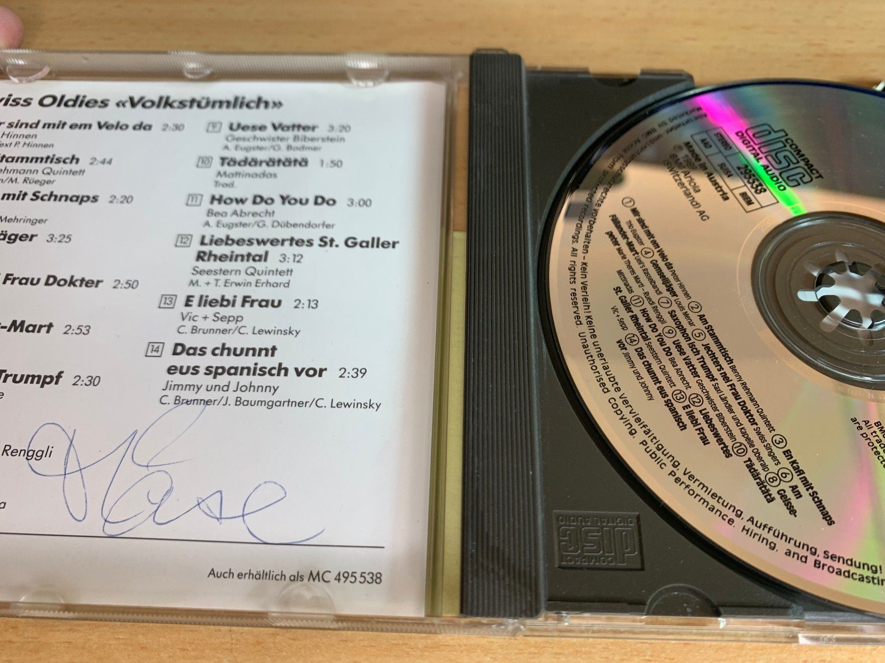 CD: Various – Swiss Oldies "Volkstümlich" – Usato da Rikon im Tösstal venduto da Alpenmutz 2