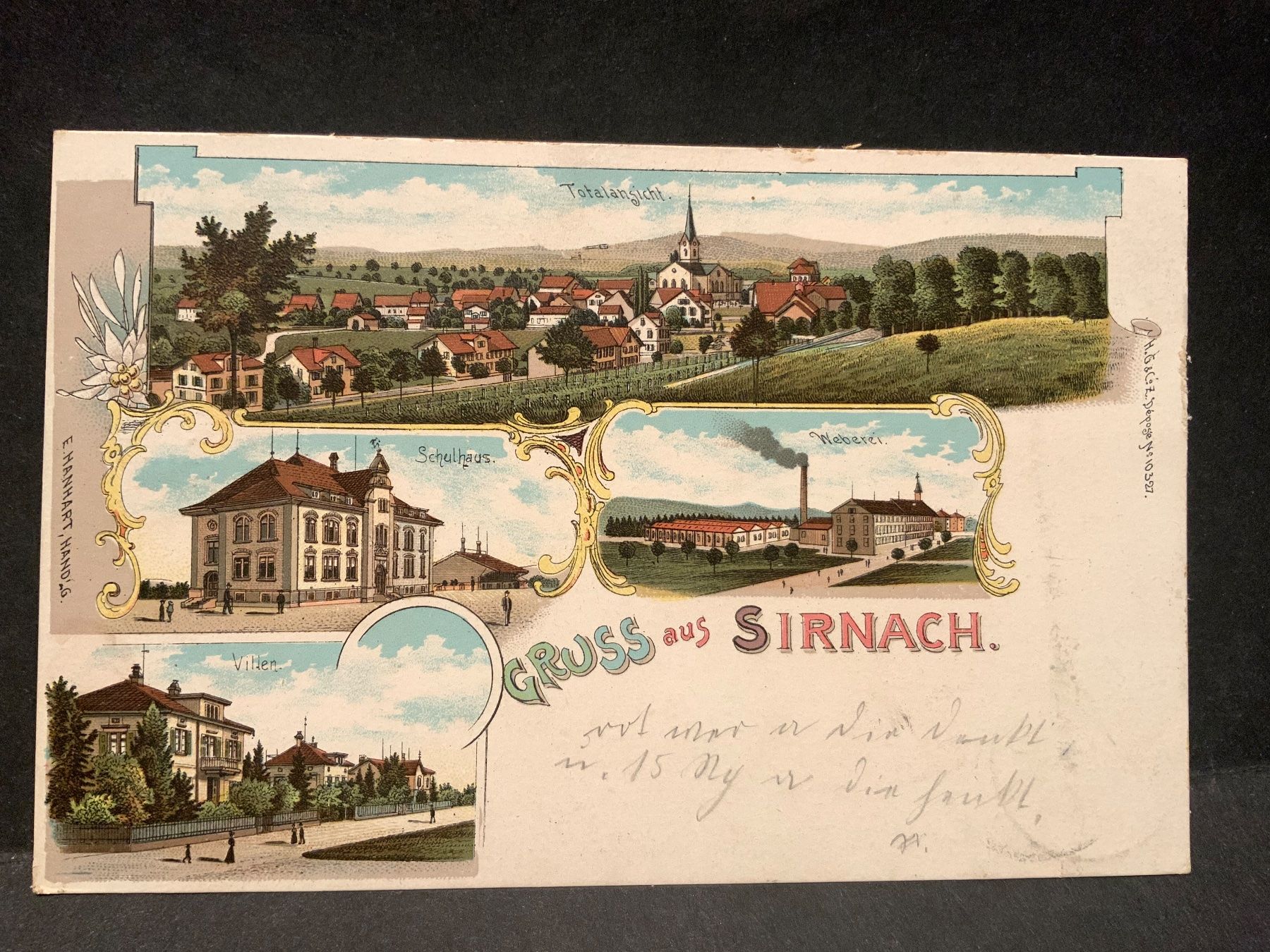 Cartoline postali: AK SIRNACH  1902 – Usato da Wila venduto da 7churfirsten