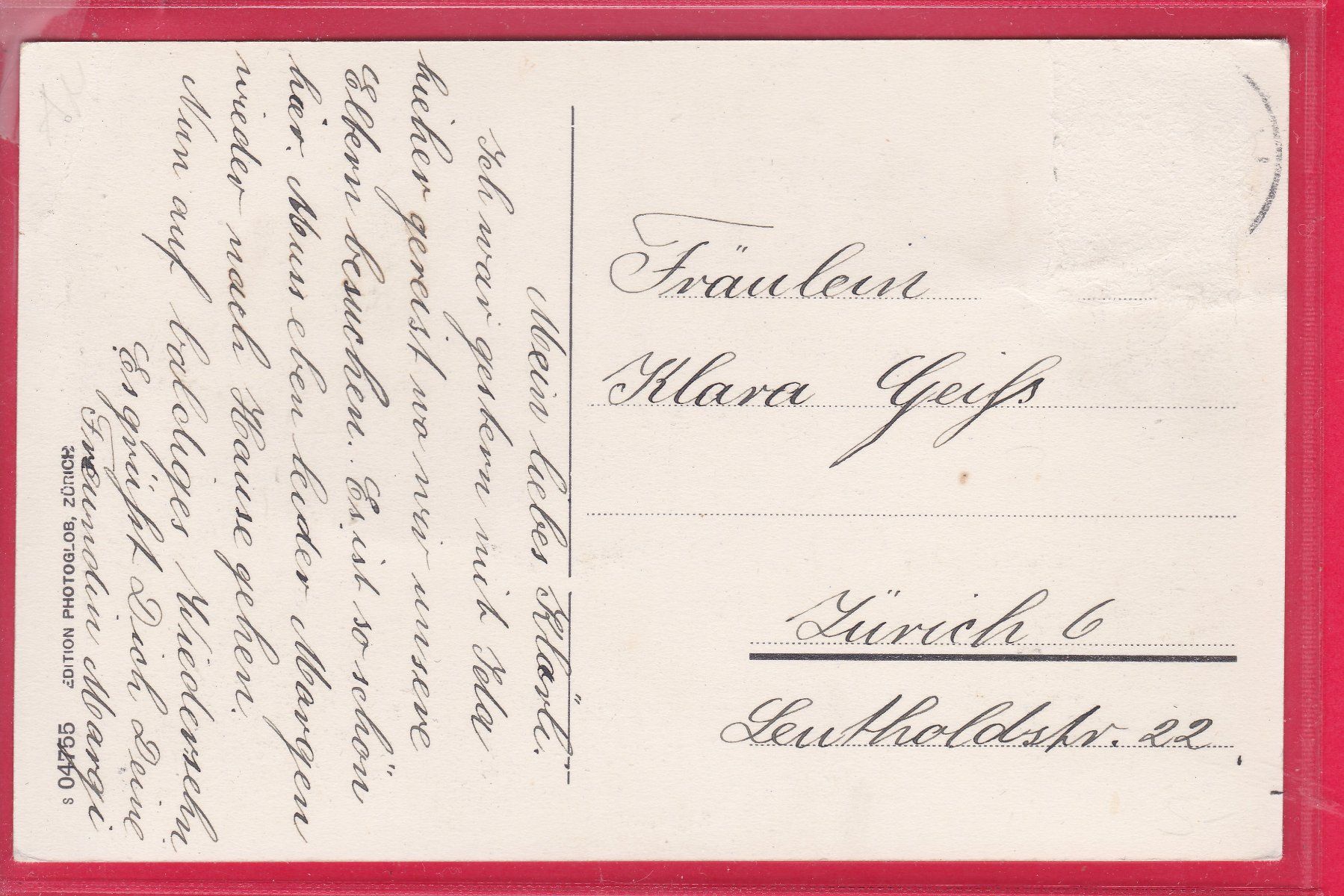 Cartoline postali: SIGRISWIL, – Usato da Oberrieden venduto da Gebirgsstelze 1
