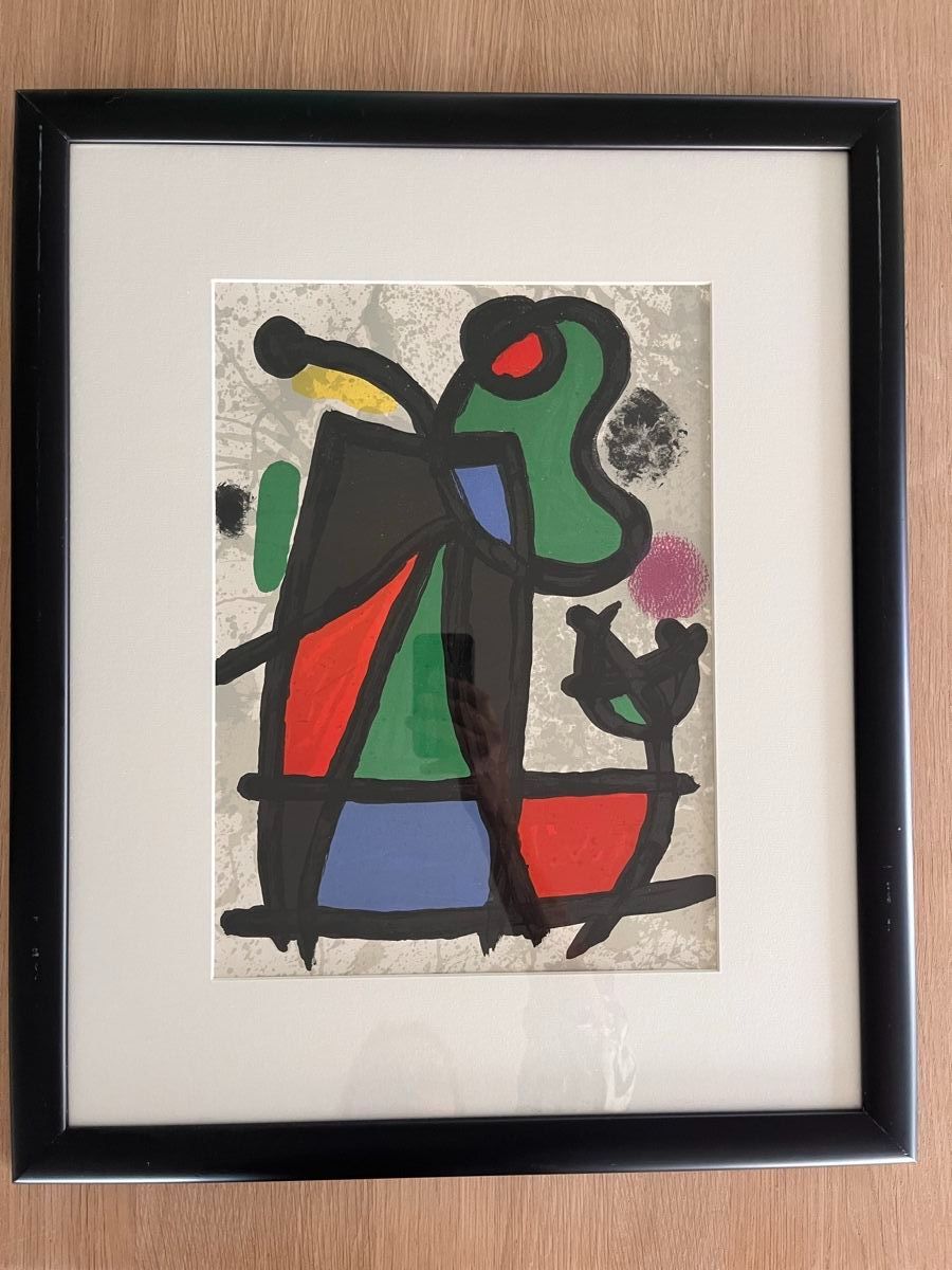 Poster & Bilder: Angebliche Lithographie Joan Miró – Gebraucht aus Zürich von Nat_Ascha 1