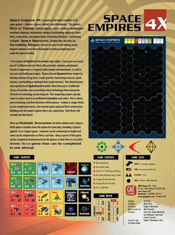 Giochi: SPACE EMPIRES 4X boardgame by GMT GAMES – Usato da Basel venduto da yst_85ty 2