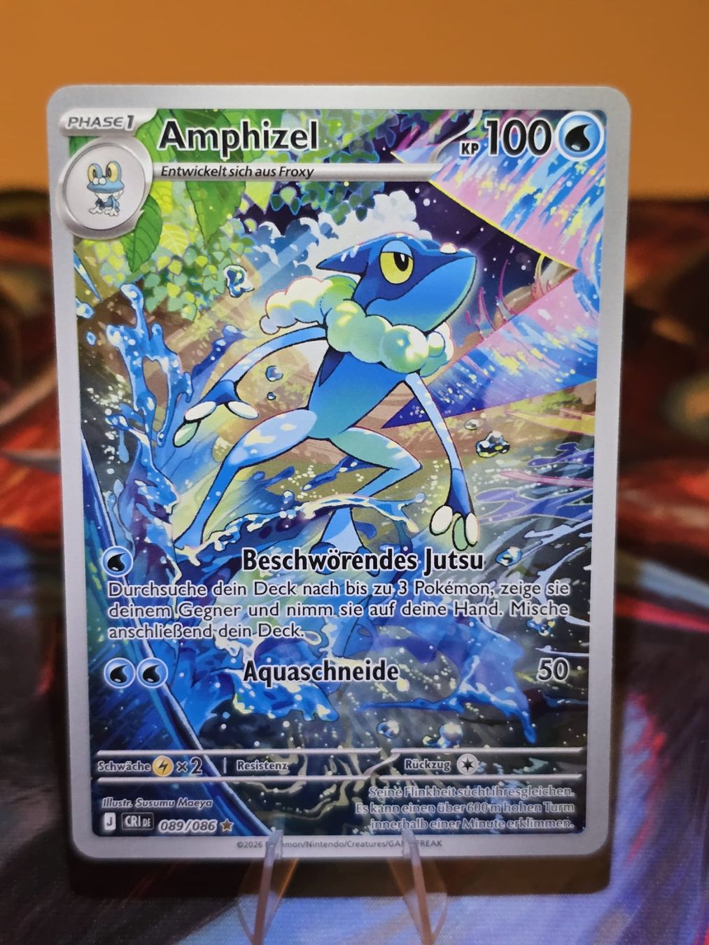 Pokémon Carte collezionabili: Amphizel (CRI 089) – Usato da Lenzburg venduto da AkuyakuTCG