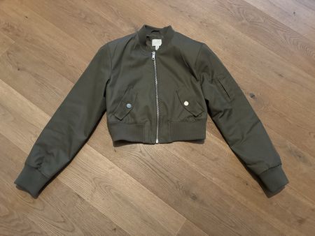 H&M Bomberjacke, Khaki-Grün, Grösse S, Top Zustand, Herbst