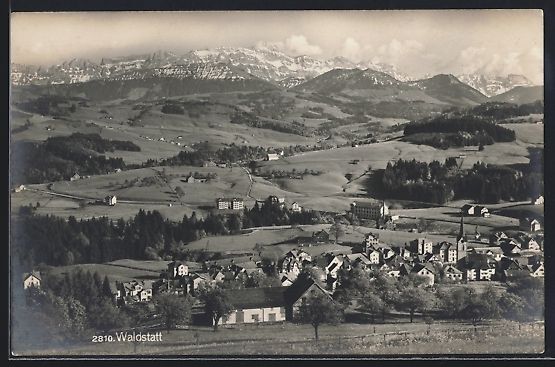 Ansichtskarten: AK Waldstatt, Panoramablick vom Berg – Gebraucht aus Berlin von bartko-reher
