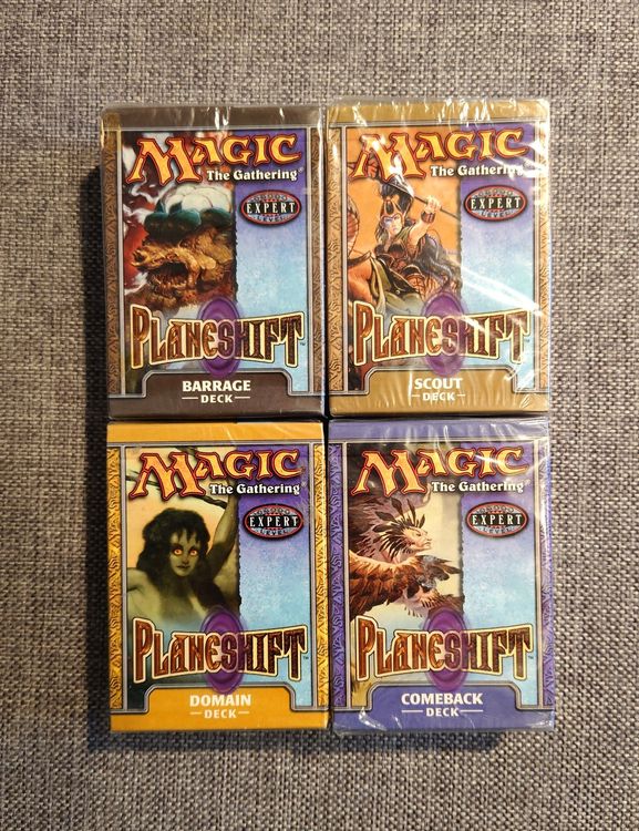 Magic: 4x Planeshift Preconstructed Decks SEALED (Neu und ...