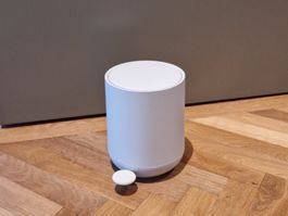 Zone Denmark Nova 3L pedal bin, light grey