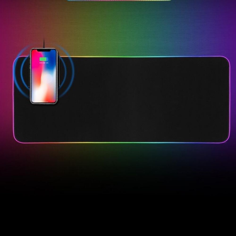 Tappetini per mouse: Mauspad mit Qi und RGB – Nuovo e nell'imballaggio originale da Dietlikon venduto da Salesmax 1
