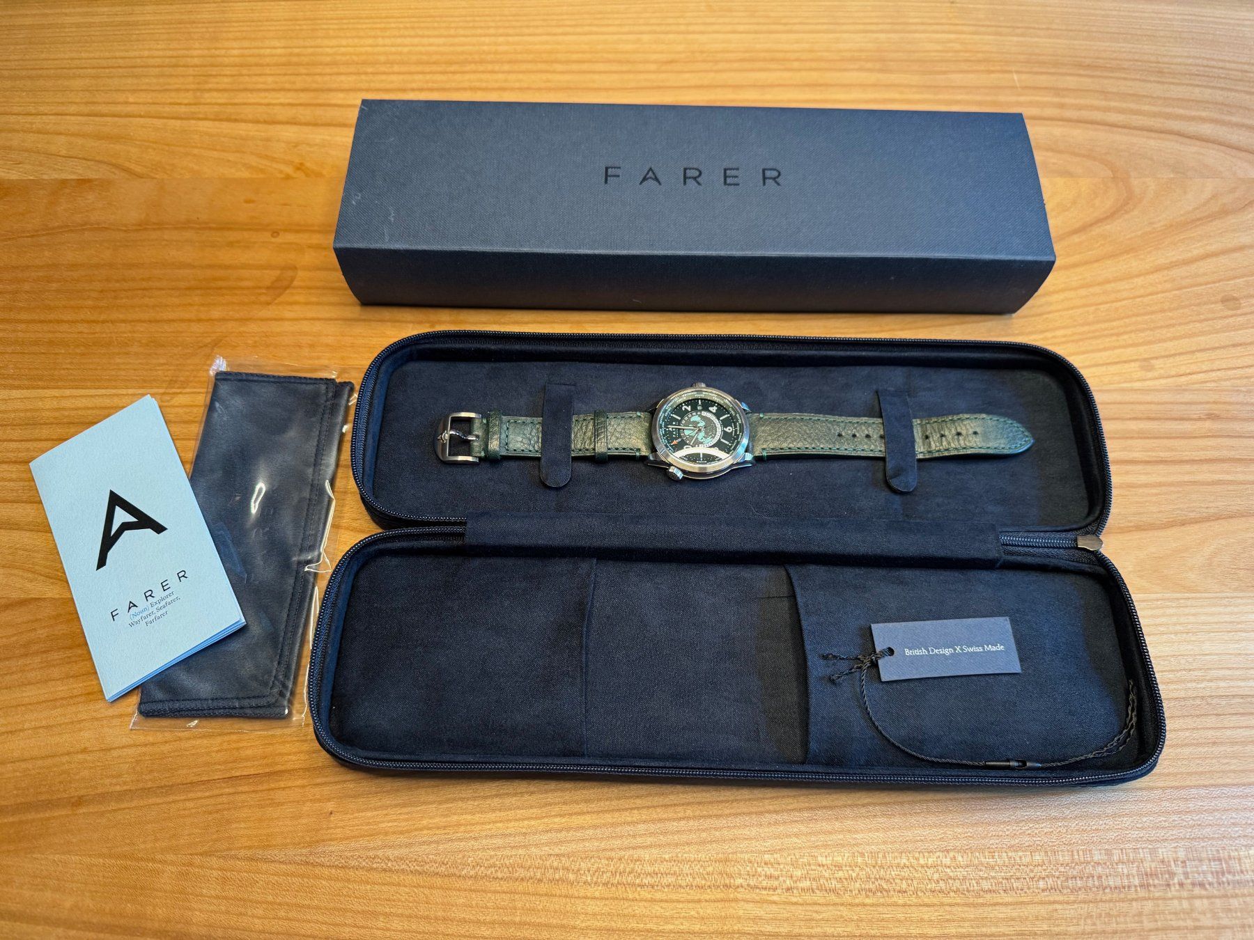 Orologi: Farer Foxe World Timer – Usato da Bern venduto da Okeanos 3