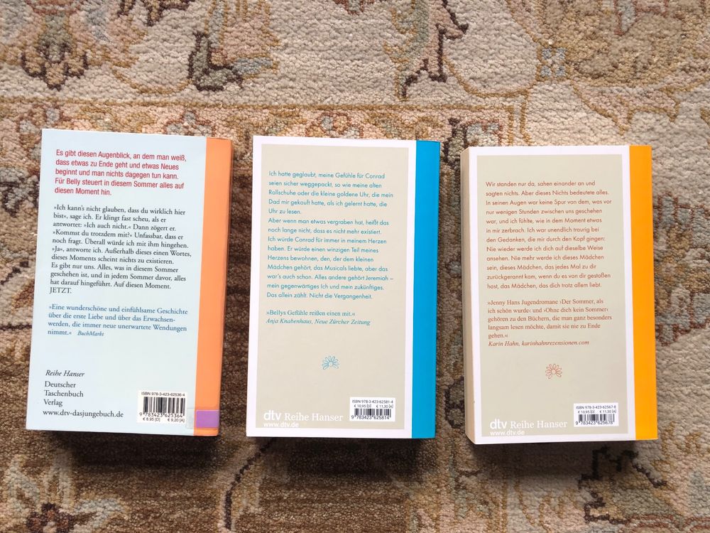 Jenny Han Der Sommer als ich schön wurde Trilogie komplett Kaufen auf Ricardo