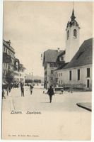 LUZERN 1900 Kapellplatz belebt