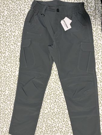 NATUVENIX Cargo Trousers Men's Ripstop Water-Repellent Light