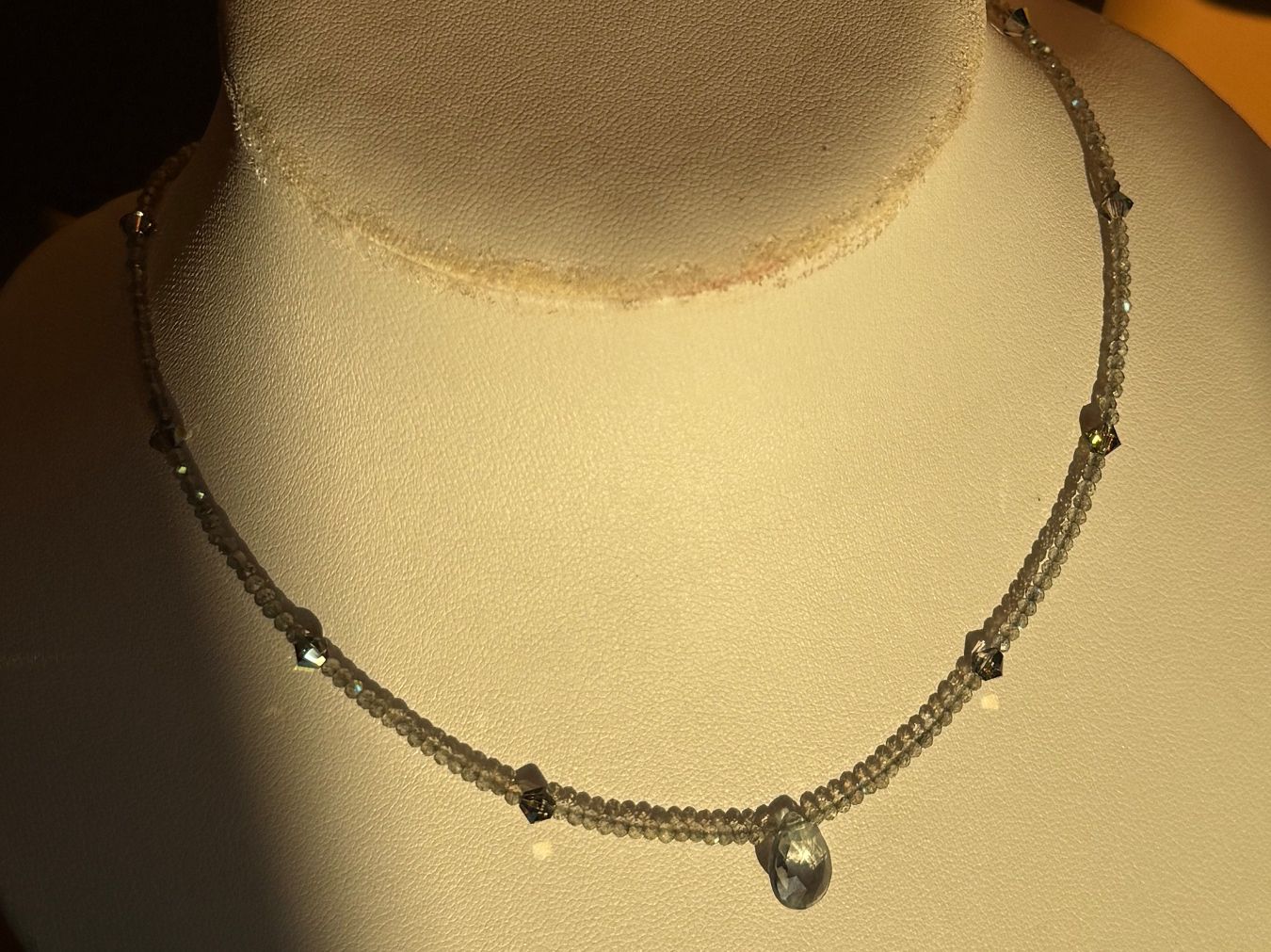 Catenine: Unikat- Labradorit, Swarovski NEU – Nuovo (secondo la descrizione) da Basel venduto da Chili007 7
