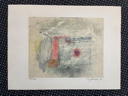 Lithografie von ROGER PFUND 1970     (ID B5948)