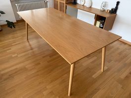 Esstisch 200cm X90cm Eiche lackiert -&Tradition