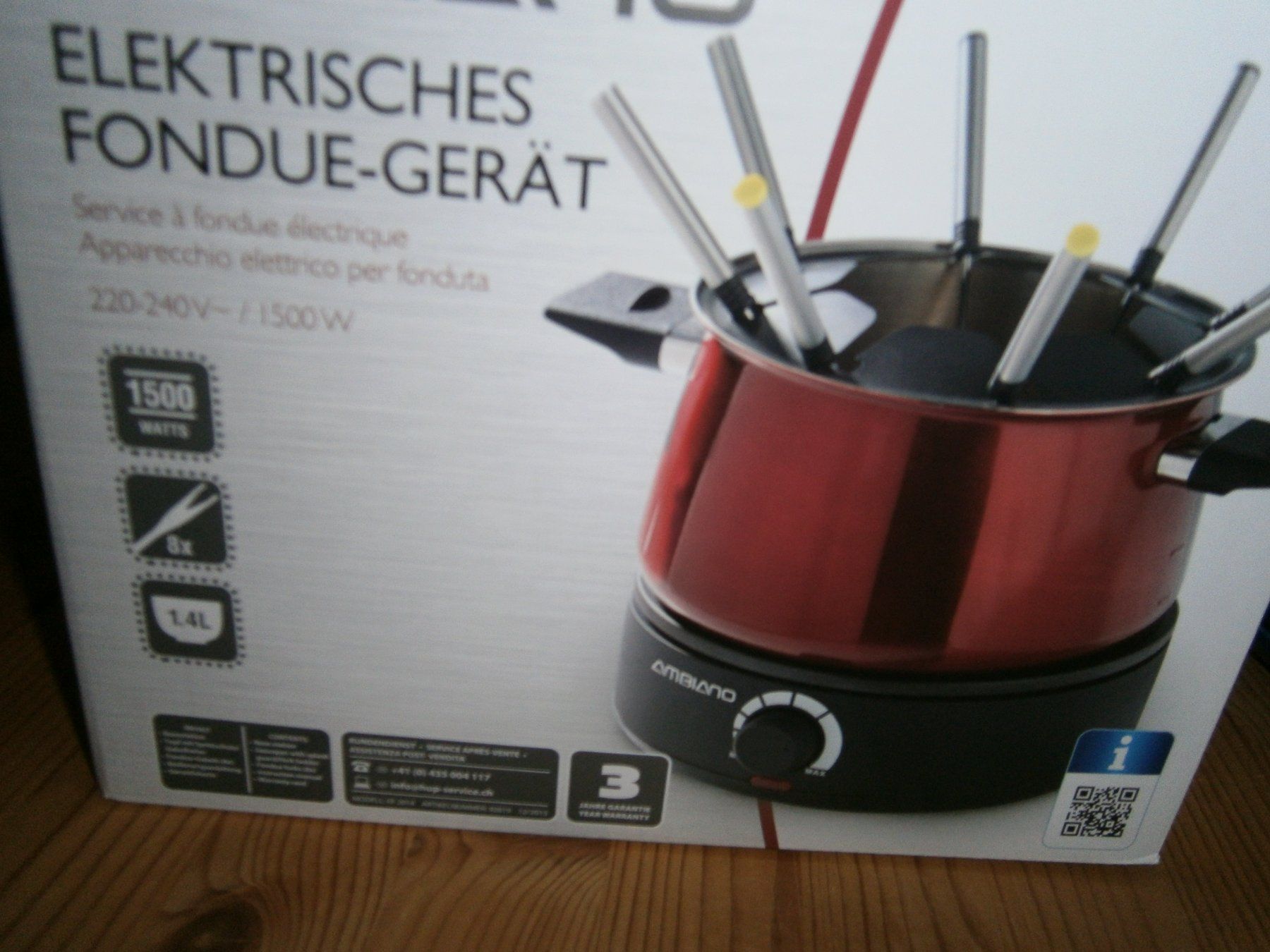 Elettrodomestici da cucina: Fondue Chinoise Set mit 6 Teller – Nuovo e nell'imballaggio originale da Schwarzenburg venduto da lore09 2