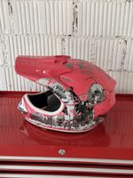 Motocross Helm X-treme Pink Grösse S 51-52