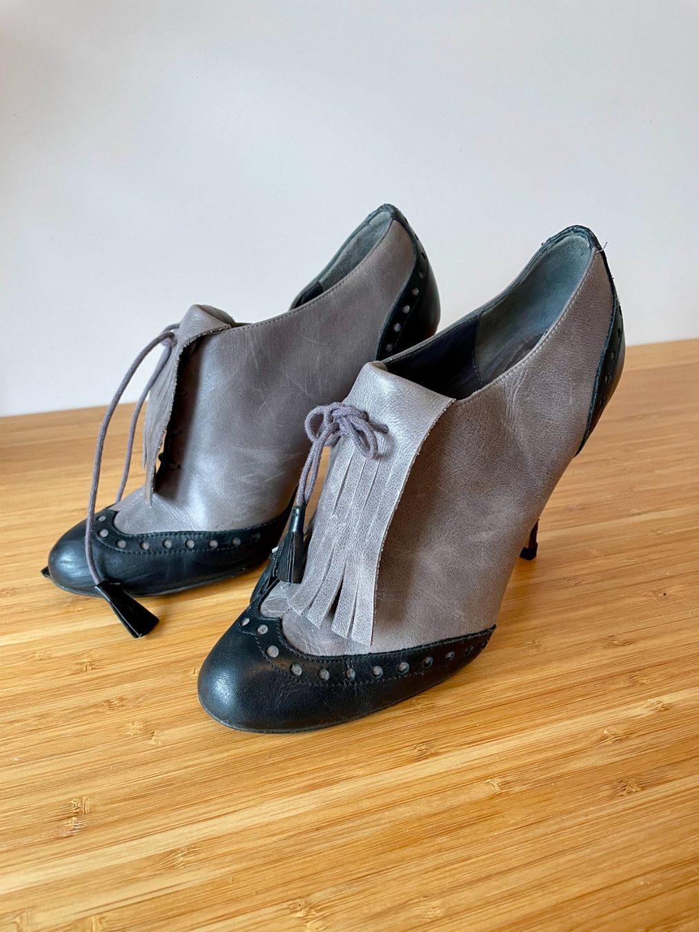 Damenschuhe: Derby à talons - Cuir souple italien – Gebraucht aus Gais von ann_5jlh