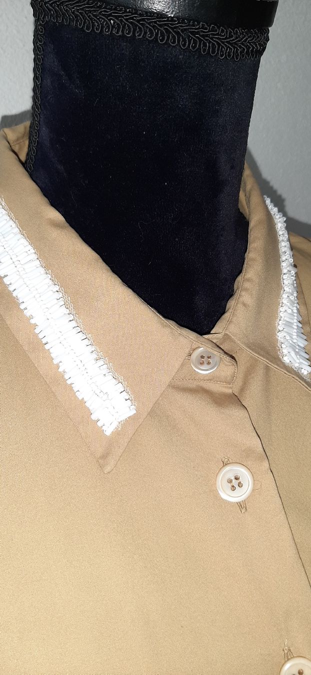 Prada Vestiti: PRADA Hemdkleid, Grösse it 44, beige, Baumwolle – Difettoso da Uster venduto da kgw78 6
