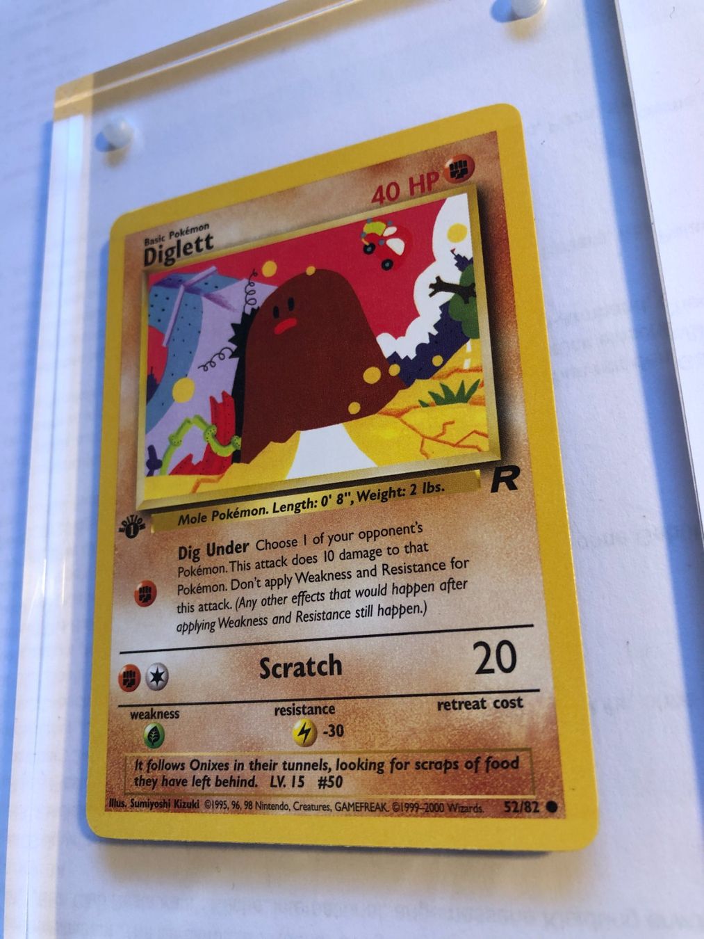 Carte collezionabili: Diglett 1st Team Rocket - MINT - ab 1.- – Usato da Giubiasco venduto da dan_pr8b 2