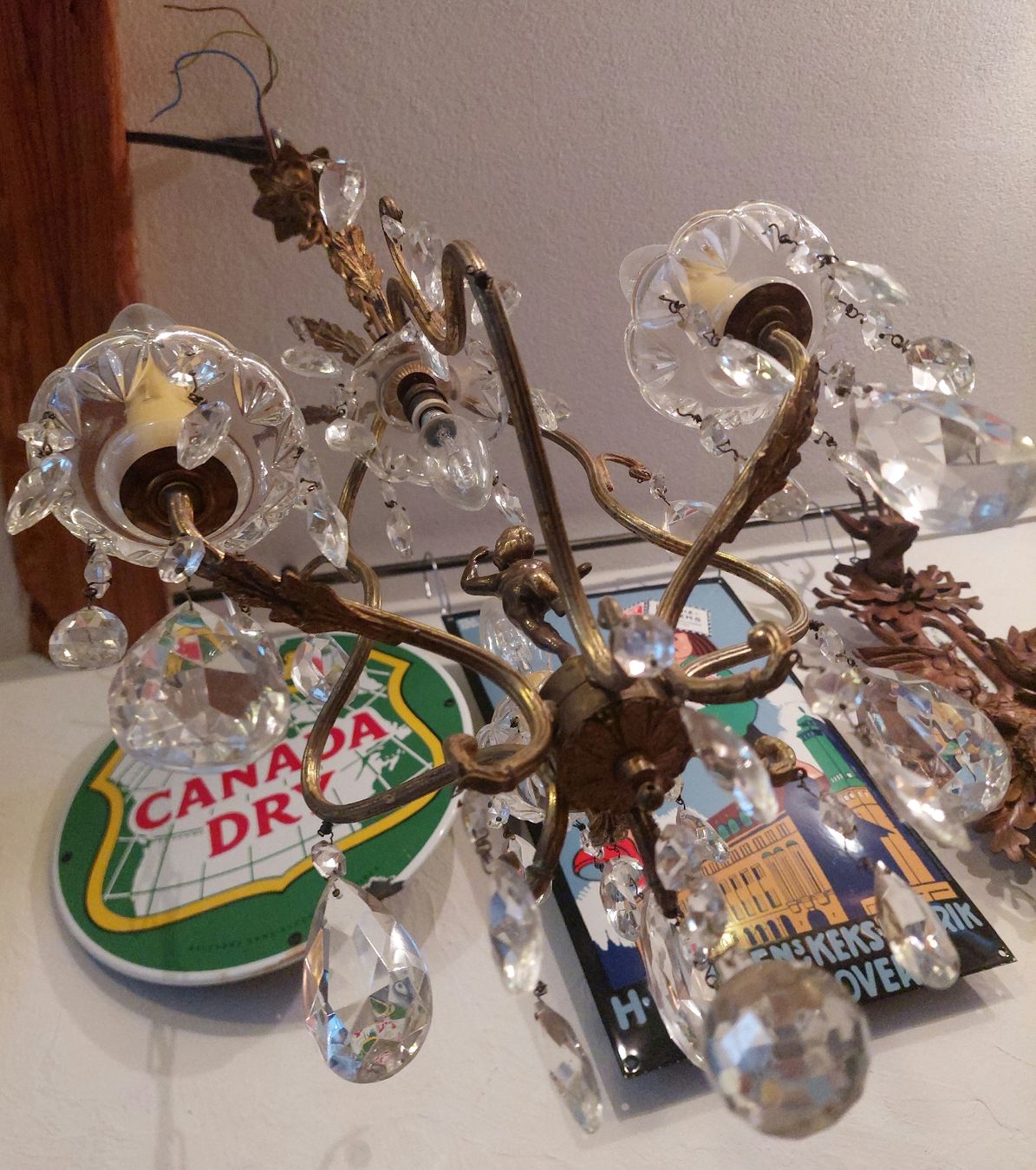 Lampes: Kristallglas Leuchter – Défectueux à Siblingen par rantiques 4