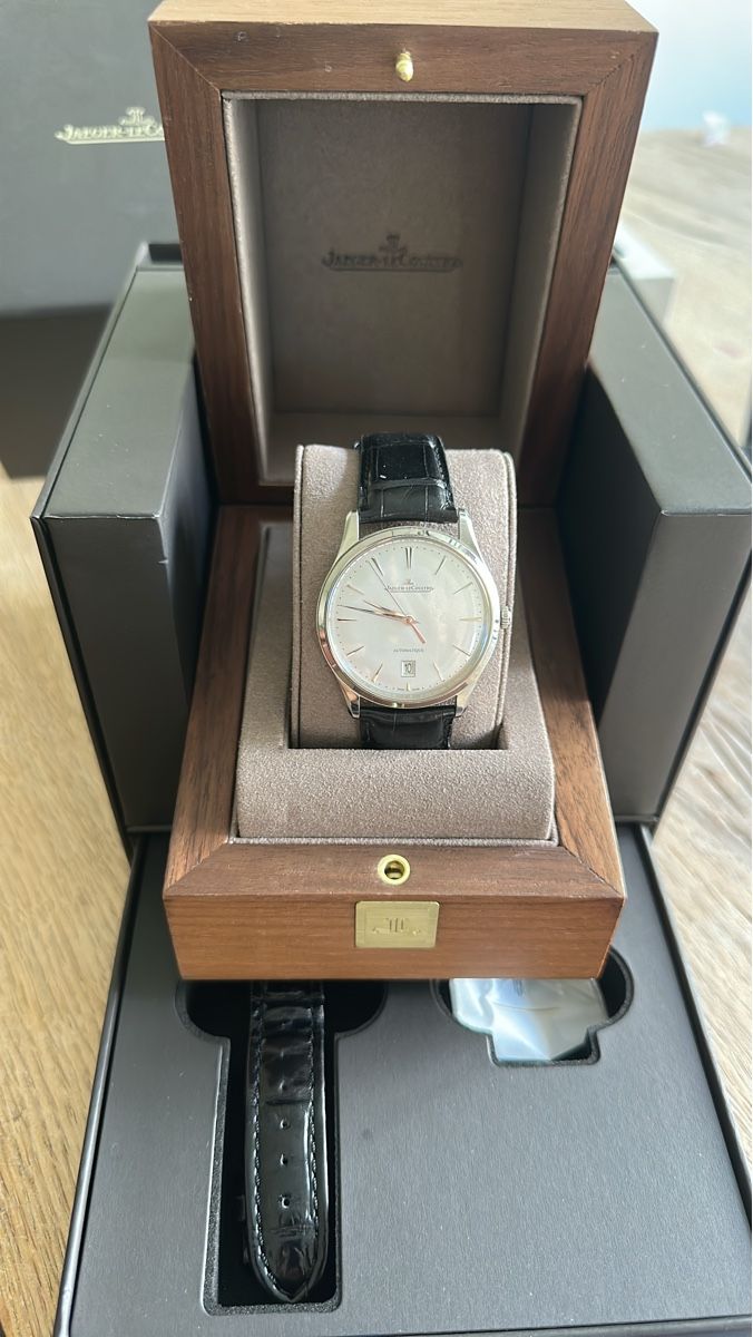 Jaeger-Lecoultre Orologi: Jaeger-LeCoultre Master Ultra Thin, Top Zustand! – Nuovo (secondo la descrizione) da Balzers venduto da NH1974