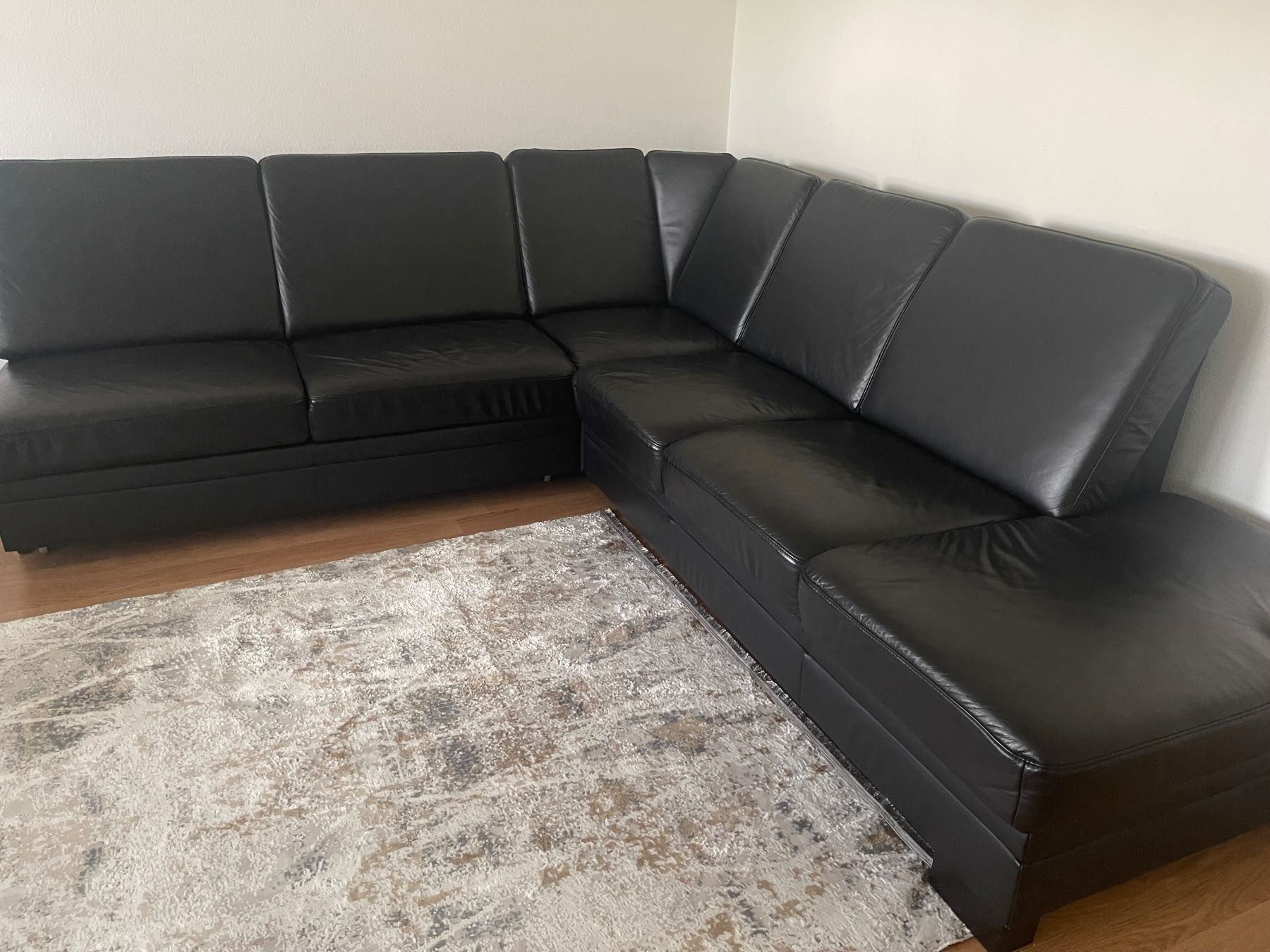Sofas: Echtleder Sofa mit Bettfunktion – D'occasion à Schaffhausen par mer_8l5d 5