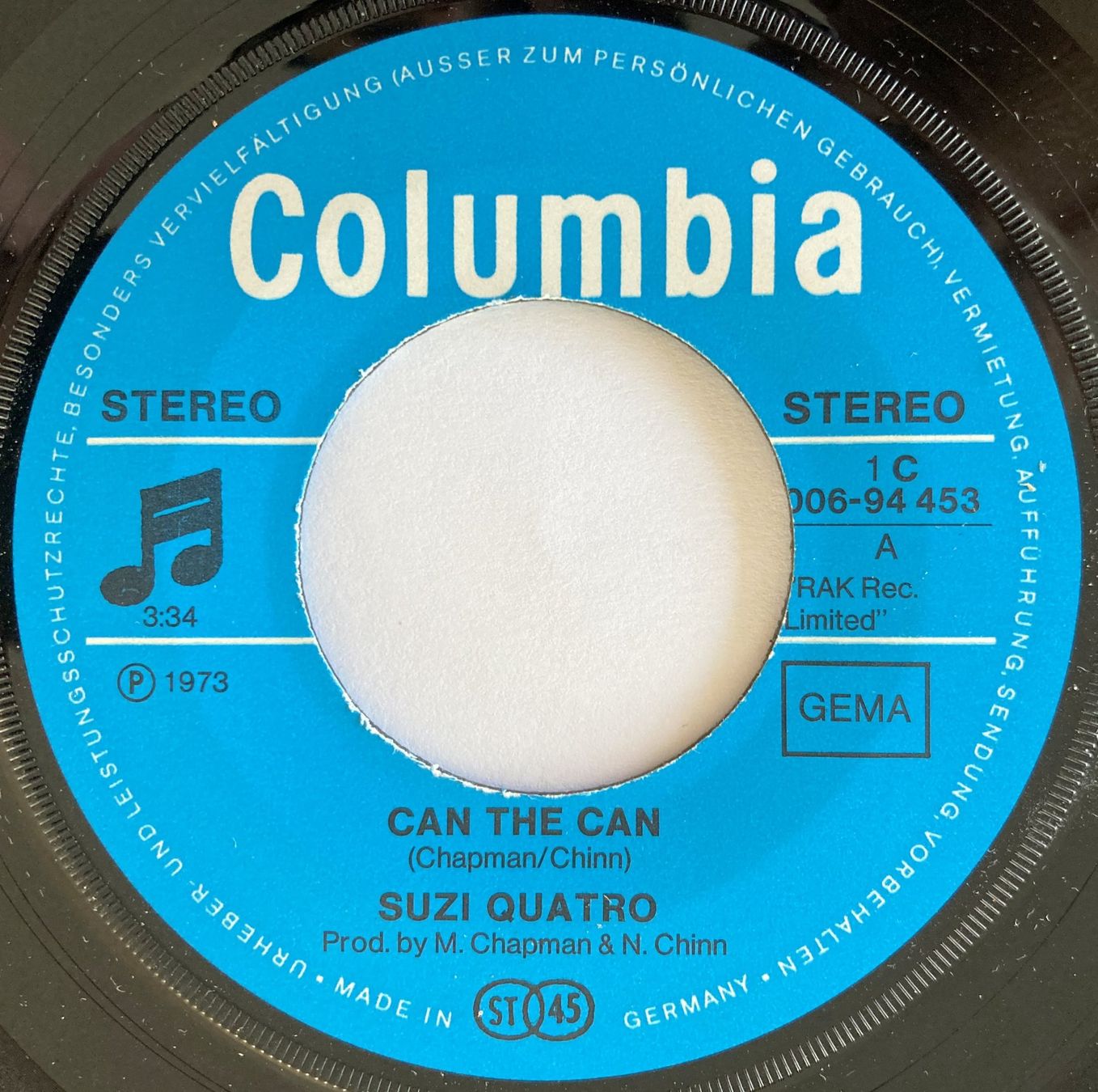 Dischi in vinile: SUZI QUATRO - CAN THE CAN – Usato da Bottens venduto da hotter-than-hell 2
