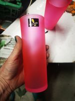 #38# 6x Neon Pink Longdrink Gläser