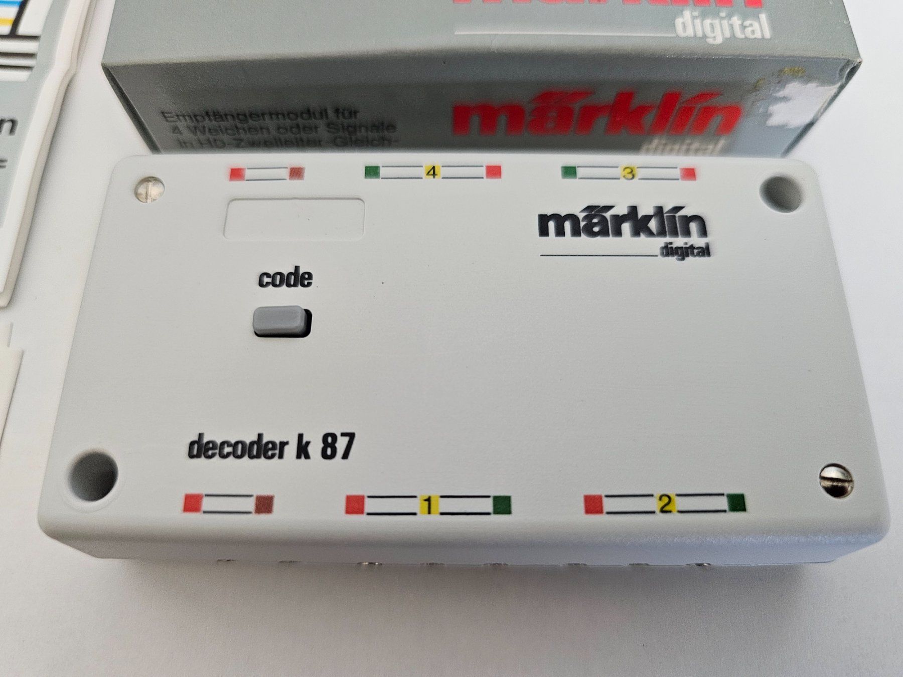 Märklin Modelleisenbahnen: Märklin 6087 Decoder k 87 Empfängermodul für 4 Weichen – Neu und originalverpackt aus Hunzenschwil von swissladyshop 1