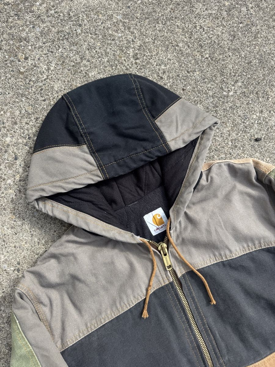 Carhartt Jacken: Vintage Carhartt Patchwork Hooded Jacket M Rare – Gebraucht aus Effretikon von syrrrrre 4