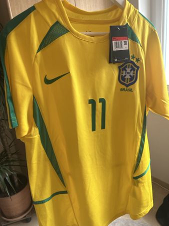 Fussball Trikot Brasilien Ronaldinho Nr 11 Grösse L neu