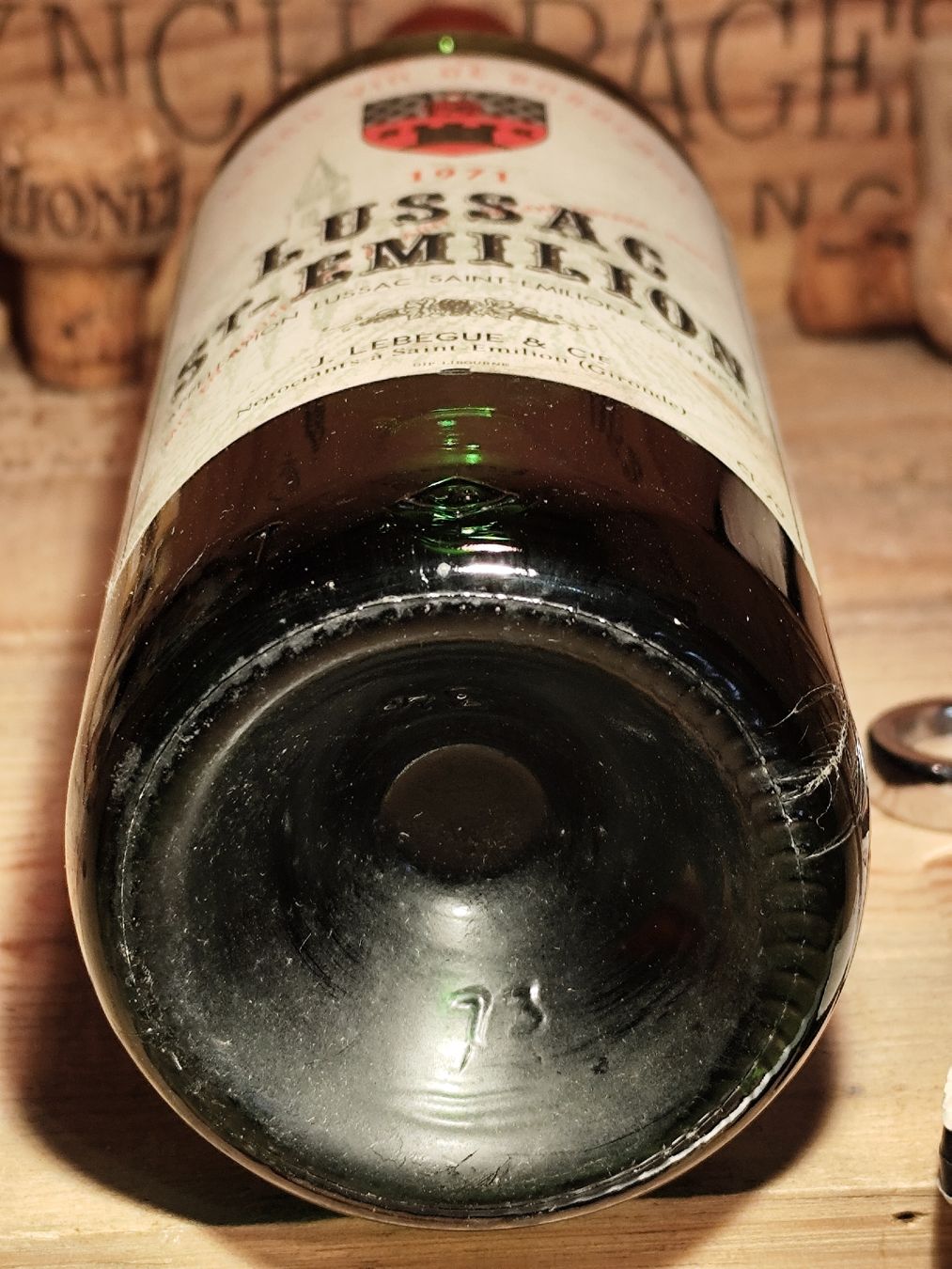 Vino: 1971 Lussac St-Emilion – Nuovo (secondo la descrizione) da Büsserach venduto da Vintage-vins 5