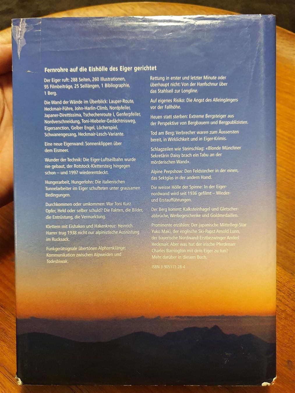 Libri: Buch: Eiger - Die vertikale Arena – Usato da Bern venduto da schatzheber 1