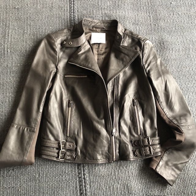 Mango Giacche: Lederjacke taupe S – Nuovo (secondo la descrizione) da Bennau venduto da Fury3 4