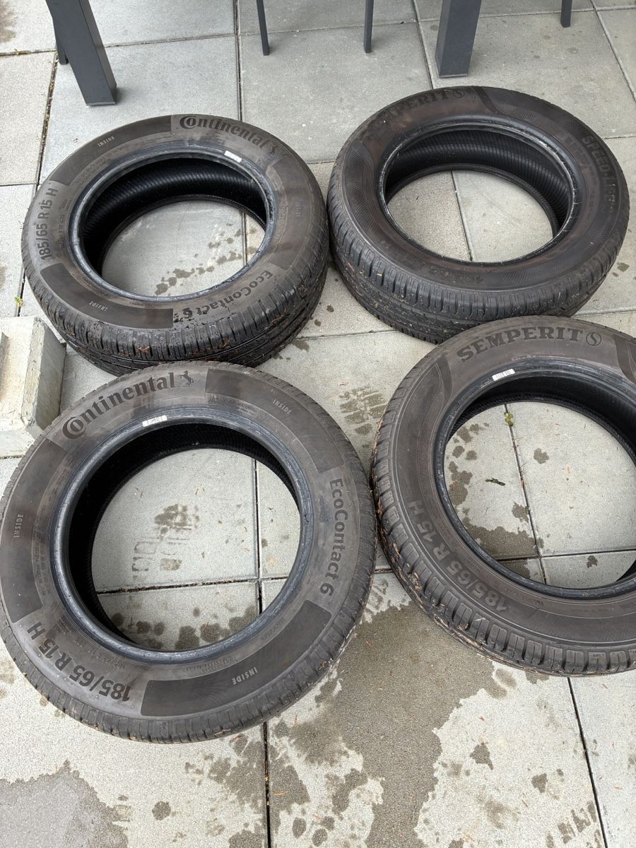 Altro in Scrittura & Disegno: 4 Pneumatici Estivi 185/65 R15 - Semperit e Continental – Usato da Lyss venduto da savisan