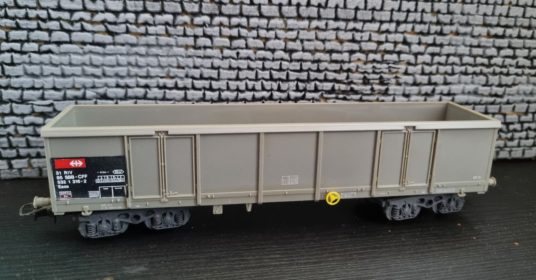 Lima Modellini di ferrovie: LIMA 309945 SBB Eaos - offener Güterwagen – Usato da Fahrwangen venduto da Agnar 1