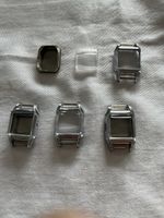 Lot de 10 boîtiers de montre rectangulaires Vintage 1950 60