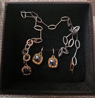 Boucles d'oreilles & collier Rebecca